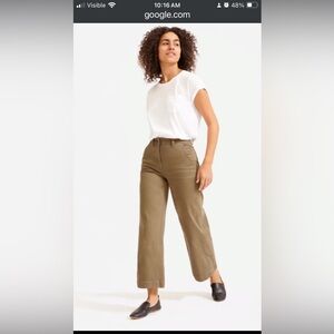 Everlane wide leg crop